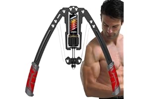 GLACUS Twister Arm Exerciser, Adjustable 22-440lbs Hydraulic Power, Home Chest Expander, Shoulder Muscle Training Fitness Equipment, Arm Enhanced Exercise Strengthener.