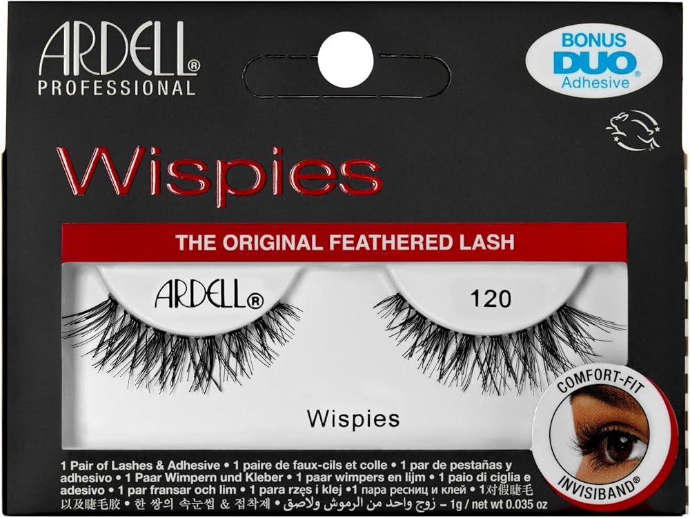 Ardell Wispies 120 False Eyelashes Medium Length Curl 1 Pair