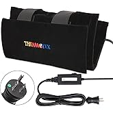 Thermotex Far Infrared Knee Heating Pad - Deep Heat Therapy for Pain Relief, Joint Support, and Recovery, FSA-HSA Eligible - Heated Pad for Knee, Thigh, and Calf - Dual Heat Inserts