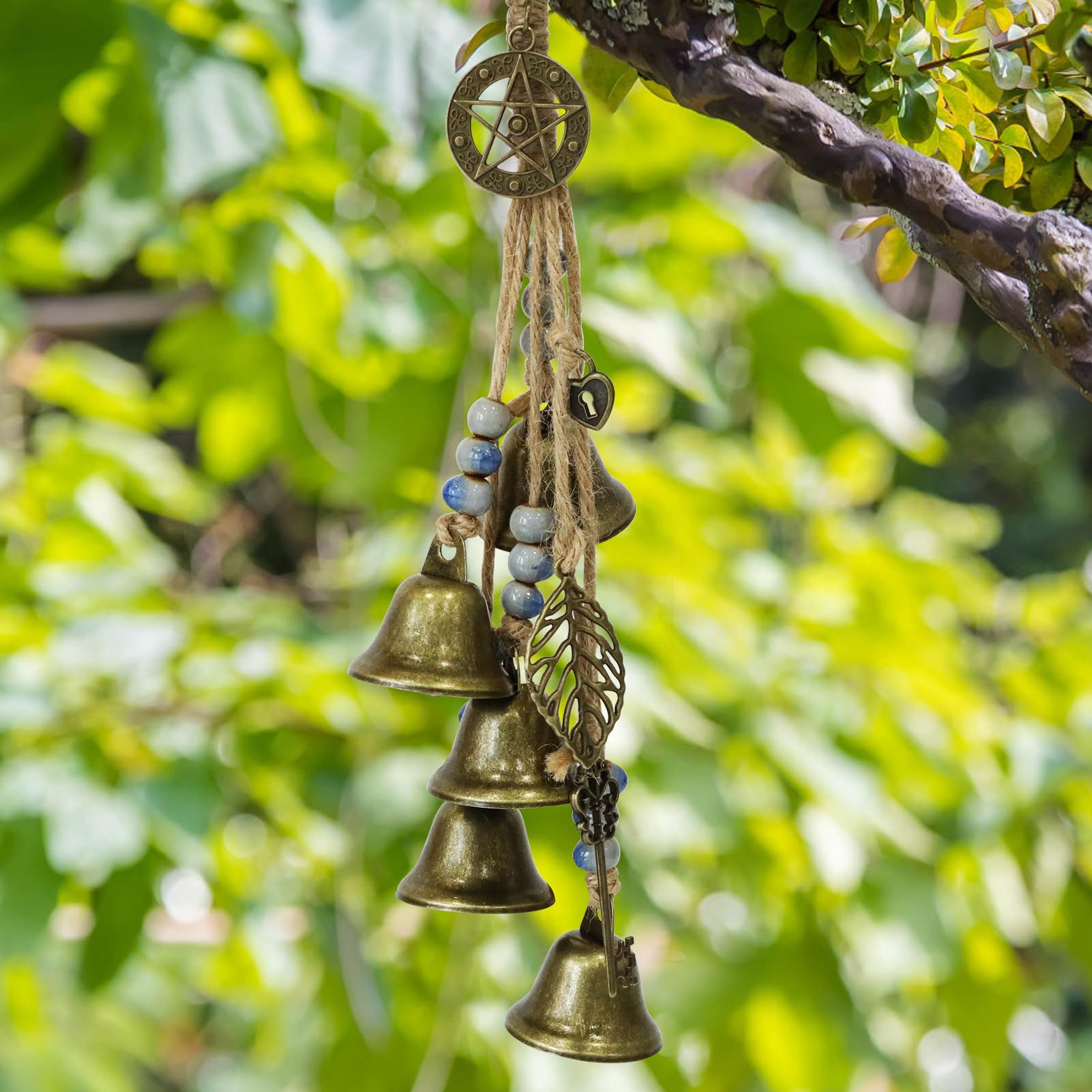 SOARFLY Witch Bells Garden Wind Chimes Metal 38mm