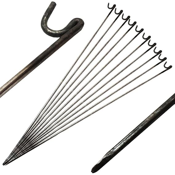 Oypla Stahlbarriere Fechten Pins 10mm x 1250mm 10er Pack