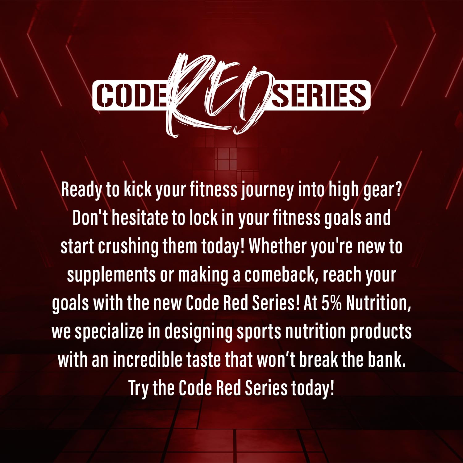 5% Nutrition Code Red Micronized Creatine | Monohydrate Powder Blend | Flavored Creatine for Power, Strength Endurance, Cellular Energy & Cognitive Health (Wild Berry)