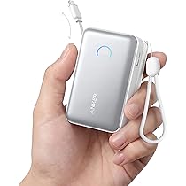 Anker Nano Carregador Portátil, Power Bank Compacto 10000mAh 45W