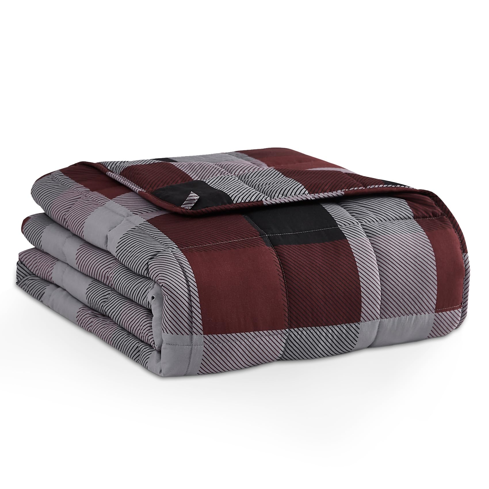 Photo 1 of L'AGRATY Weighted Blanket - 48"x72" 15lbs Cooling Breathable Heavy Blanket Microfiber Material with Glass Beads Big Blanket for Adult All-season Summer Fall Winter Soft Thick Comfort Blanket
