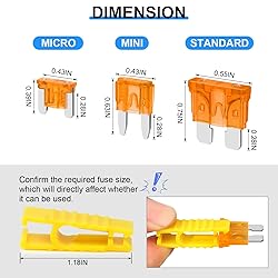 330PCS Car Fuses Assortment Kit, Upgraded Blade