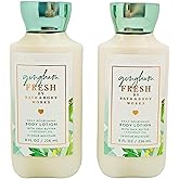 Bath and Body Works Body Lotion, Set of 2, 8oz Each (Gingham Fresh)