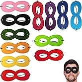 Black Mask Set of 12 Felt Eye MasksSoft Comfortable Masks for Masquerade Party Halloween Christmas Birthday Theme
