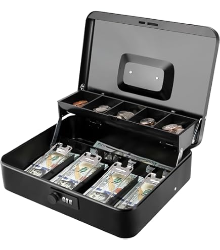 Amazon.com : KYODOLED Metal Cash Box with Combination Lock