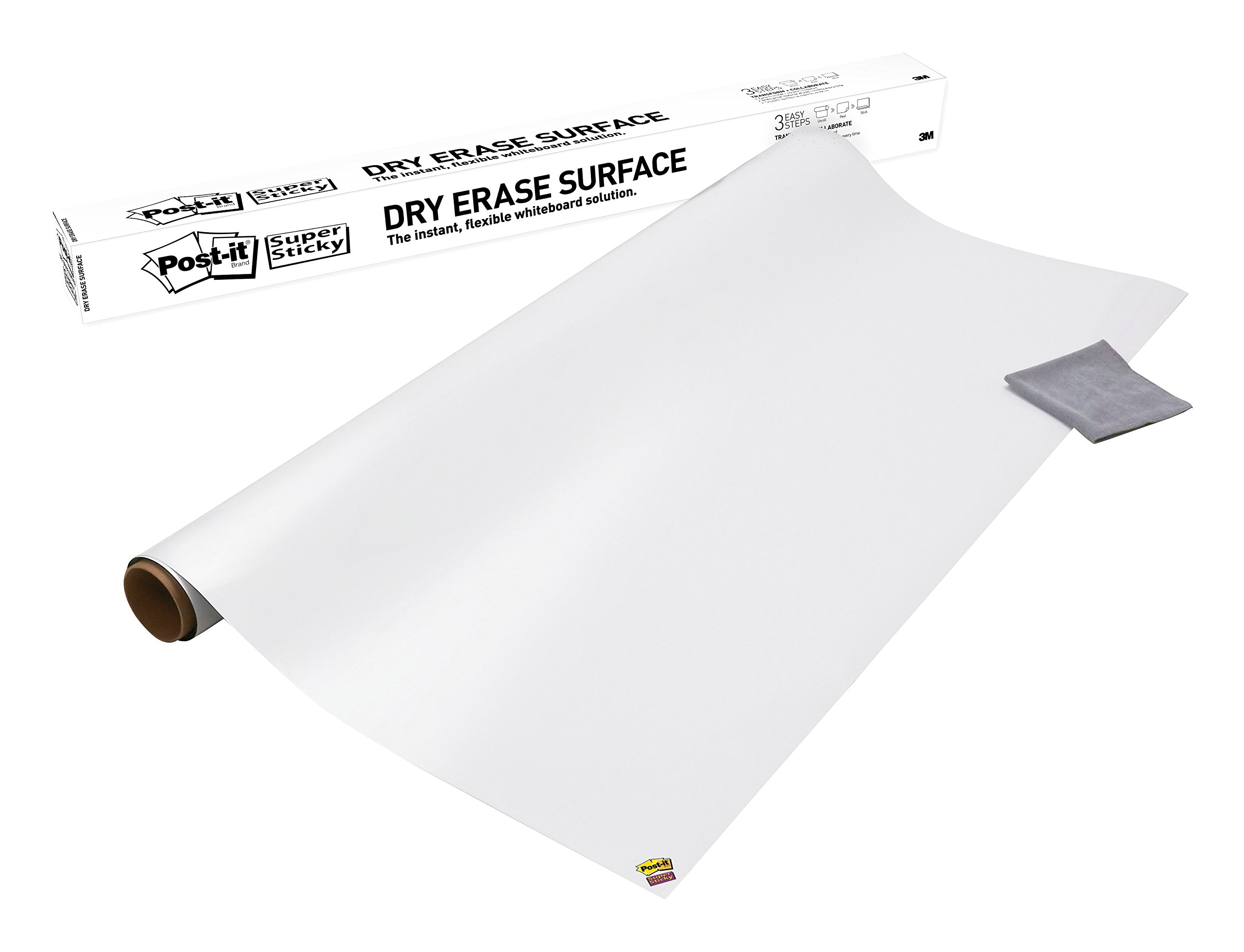 Postit Dry Erase Whiteboard Film Surface for Walls, Doors, Tables