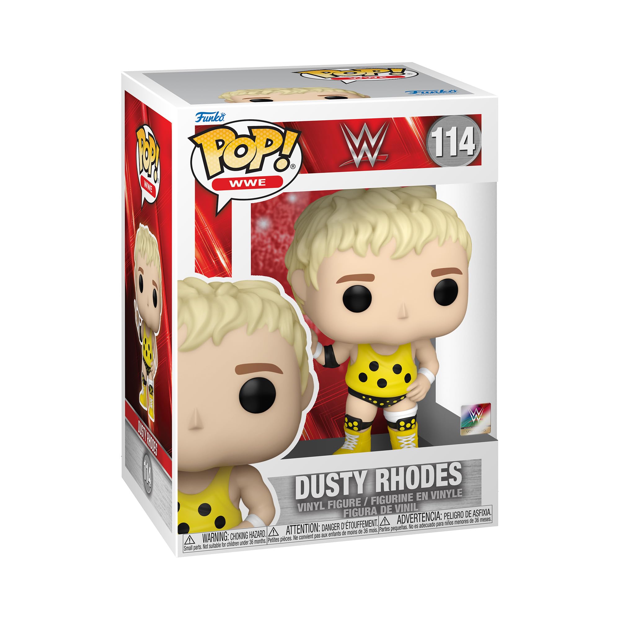 Funko POP! WWE: Dusty Rhodes - Collectable Vinyl Figure - Gift Idea - Official Merchandise - Toys for Kids & Adults - Sports Fans - Model Figure for Collectors and Display
