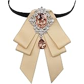 LHXzizizi Bow Ties for Men Women, Adjustable Mens Womens Bowtie Pretied with Rhinestone Decoration for Wedding Banquet Party