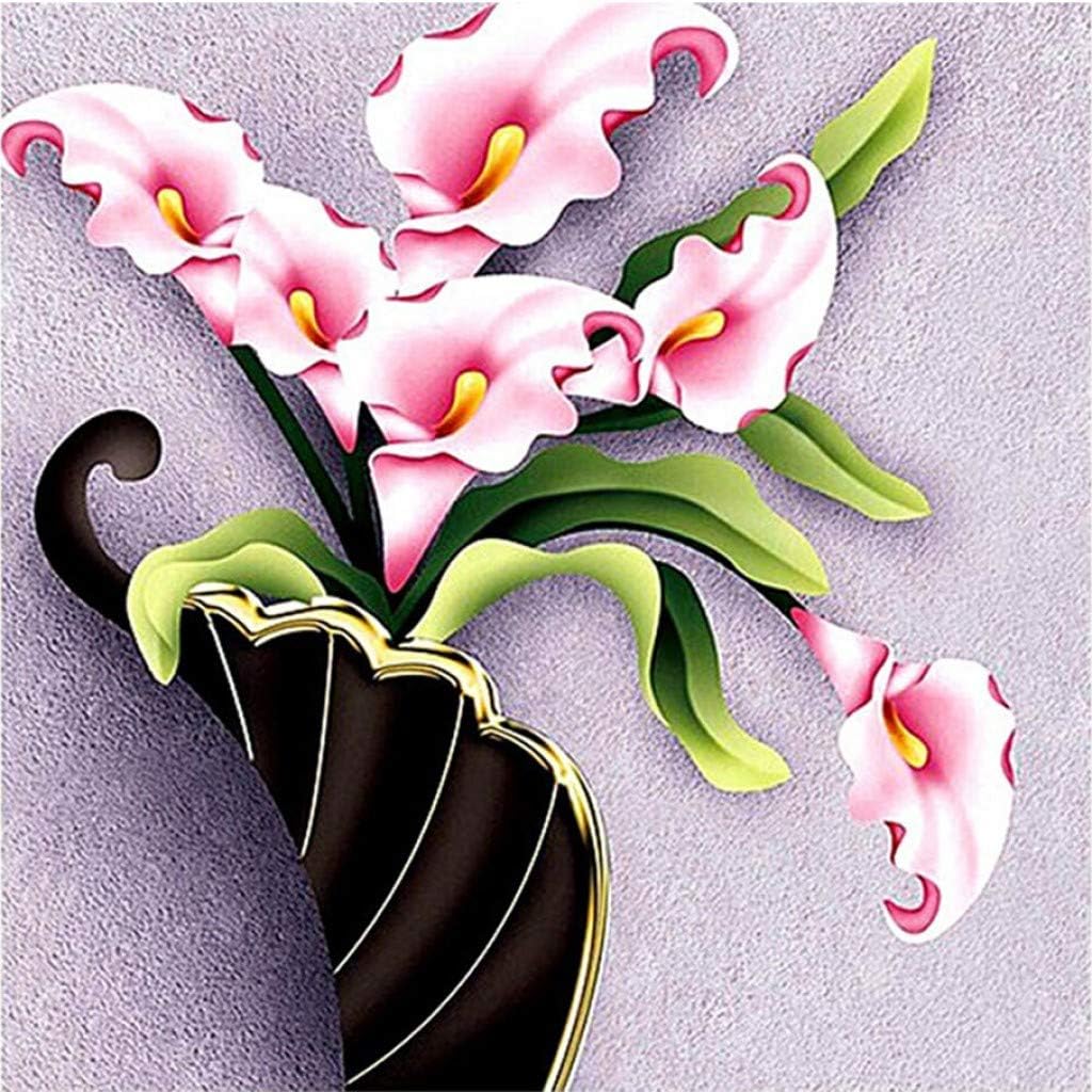 Flower Diamond Painting Kits for Adults, 5d Diamonds Art