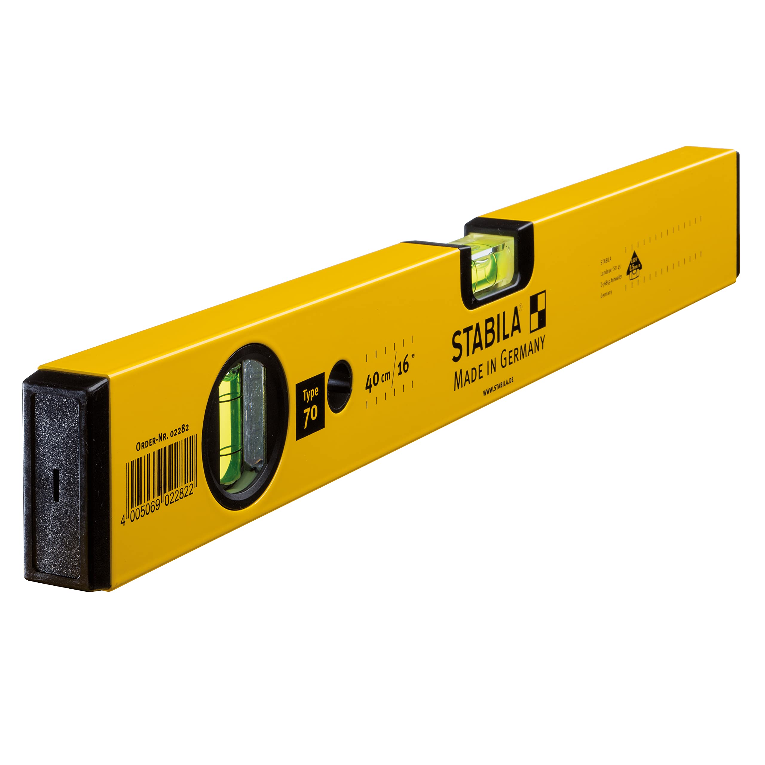 STABILA Type 70 Spirit Level, 40 cm