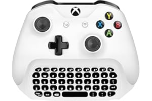 Xbox One Chatpad Gaming Wireless Mini Keyboard ChatPad 2.4GHz Receiver and 3.5mm Jack for Xbox One Elite & Slim Game Controll