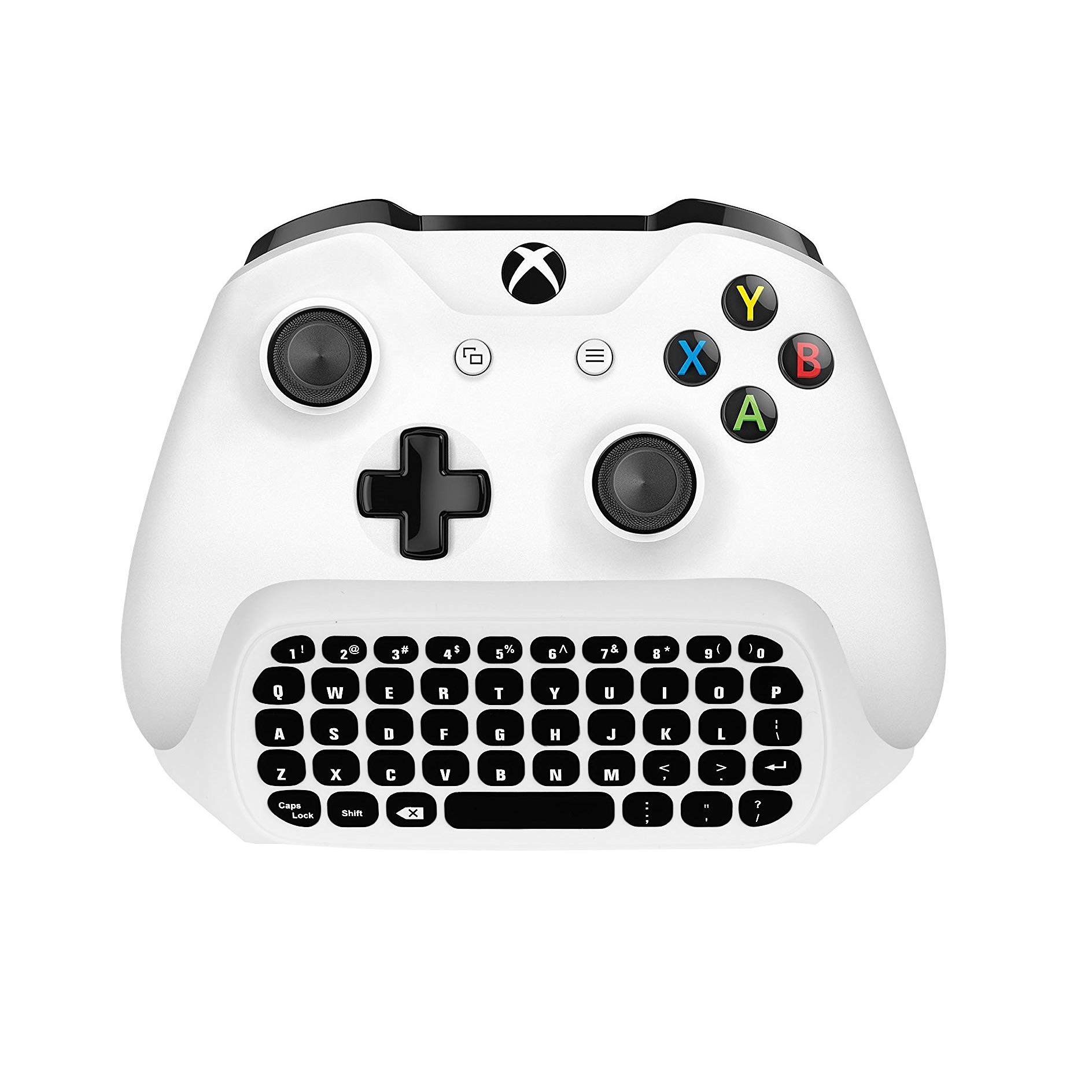 Photo 1 of Backlight Keyboard for Xbox One with Audio Jack/Headset Mini Game Keyboard Fit Xbox One/One S/One Elite/2, 2.4G Receiver Included