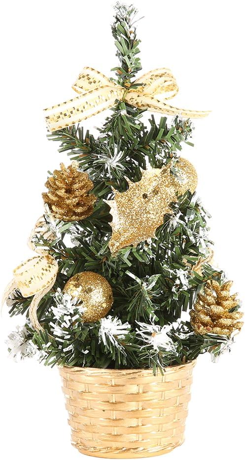 Amazon Com Tutuba Mini Christmas Tree Christmas Festival Holiday