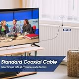 August DTA180 Portable TV Aerial – DVB-T2 Indoor Freeview Antenna view 2