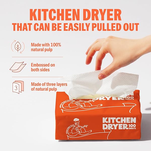 BLONDY KITCHEN PAPER TOWELS 6 PACK DISPOSABLE NAPKINS WHITE TISSUE PAPER SHEETS KITCHEN TOWELS BULK | 3 PLY TOILET HAND TOWELS FOR BATHROOM | NAPKINS EVERYDAY BULK PAPER TOWELS 100 SHEETS