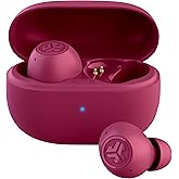 JLab Go Pop ANC True Wireless Earbuds & Charging Case, Fuchsia, Active Noise Cancelling, 10mm Drivers, Dual Connect, Customize Your Sound with App, Be Aware Mode, Compact Fit, MEMS Microphone