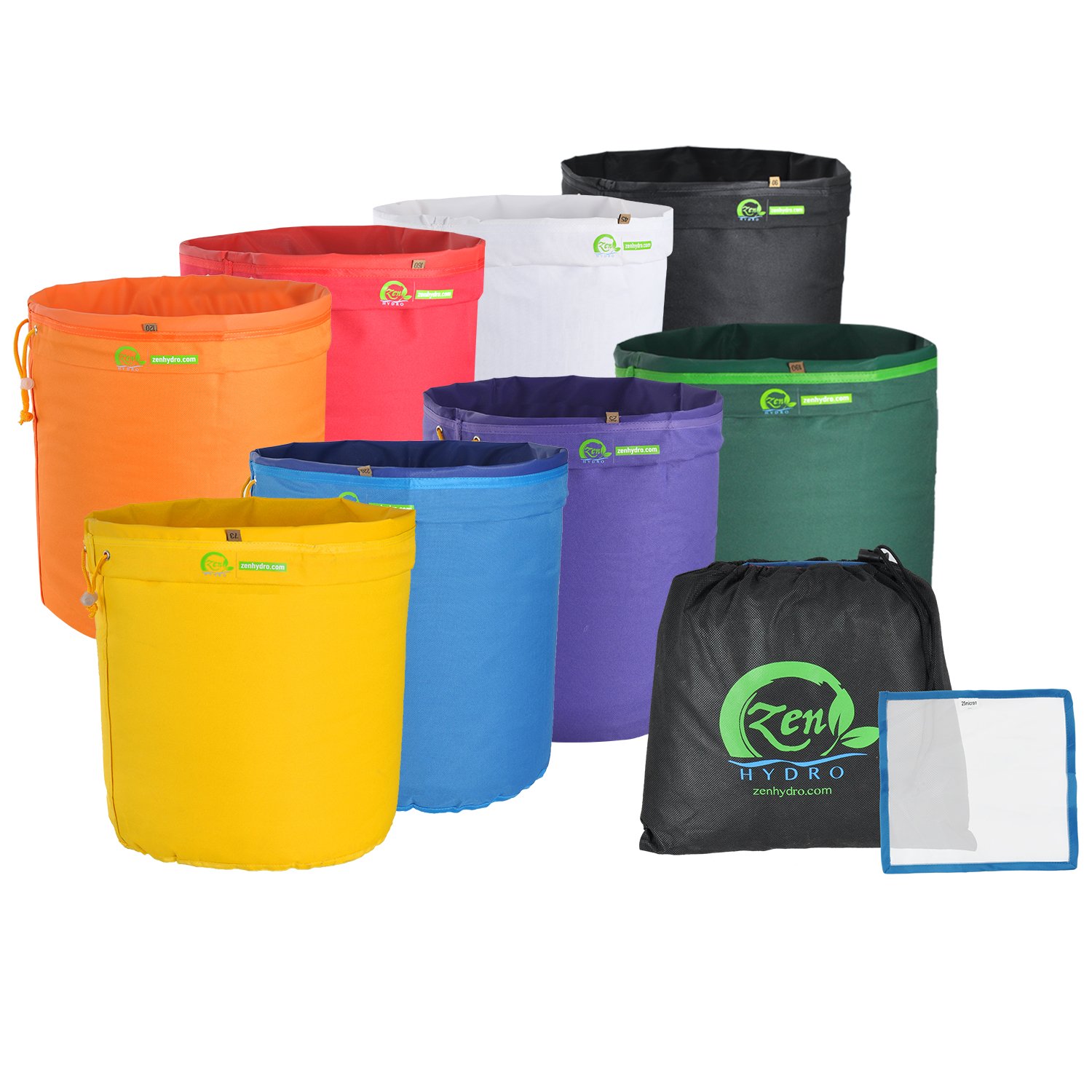 iPower 5Gallon 8Bag Herbal Ice Bubble Hash Bag Essense