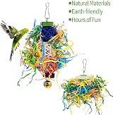 Heyu-Lotus 5 Pack Bird Shredding Toys for Small Parrots and Budgies view 2