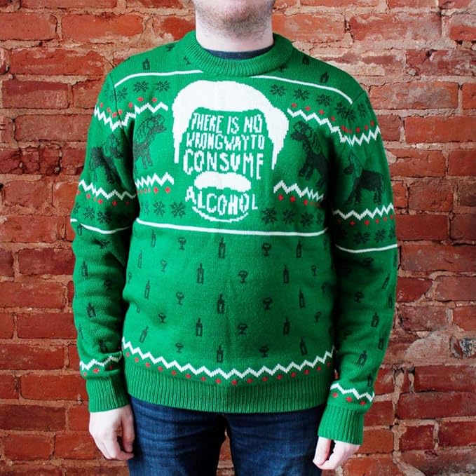 ron swanson ugly christmas sweater