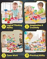 E-SMARTER Marble Run 133p Educational STEM Building Blocks Toy view 5
