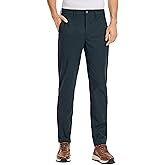 CRZ YOGA Men's All Day Comfy Golf Pants - 28"/30"/32"/34"/36" Quick Dry Lightweight Work Casual Trousers with Pockets