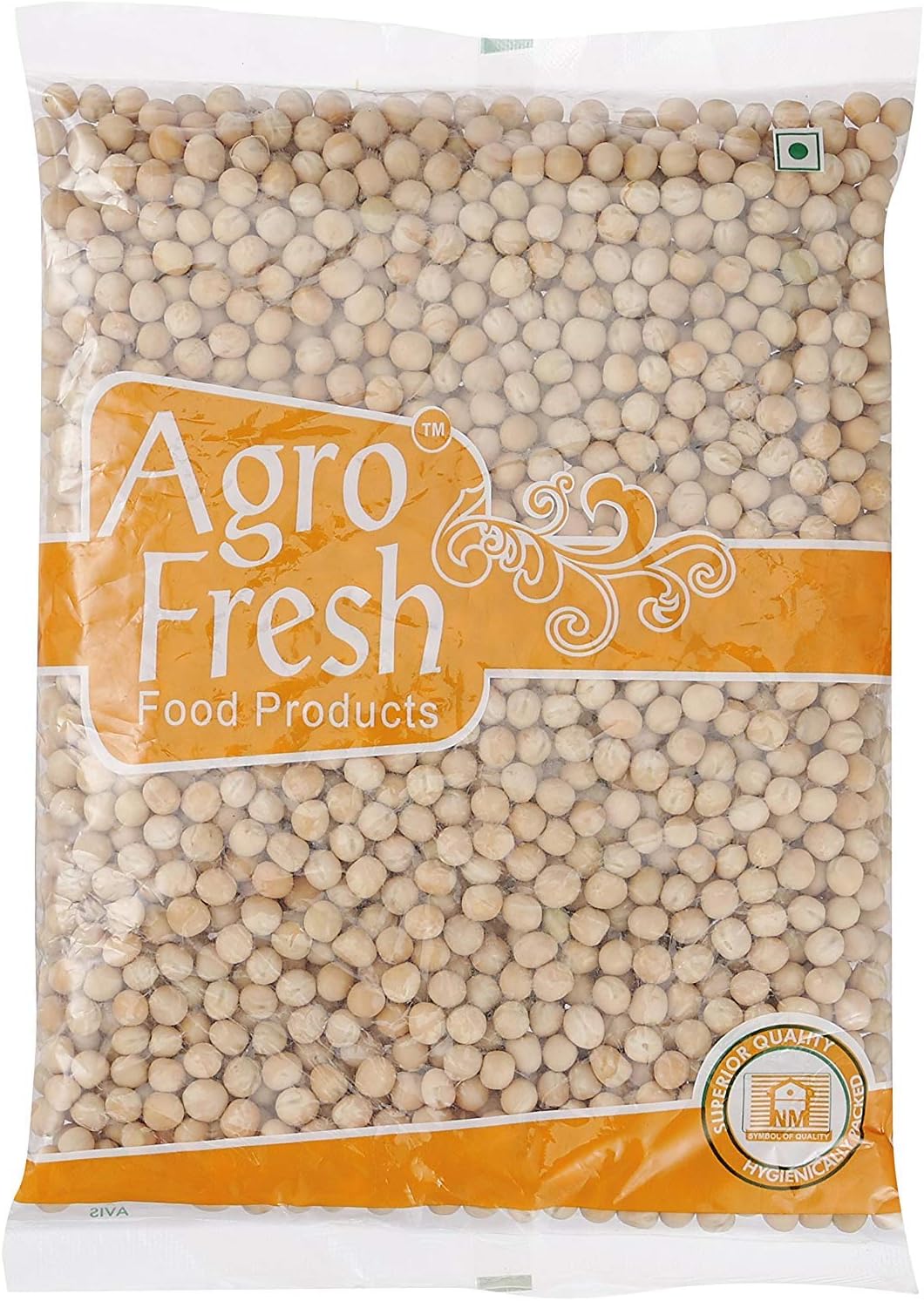 Agro Fresh White Peas, 500g