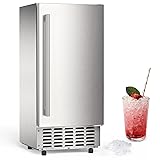 COWSAR Commercial Under Counter Nugget Ice Maker
