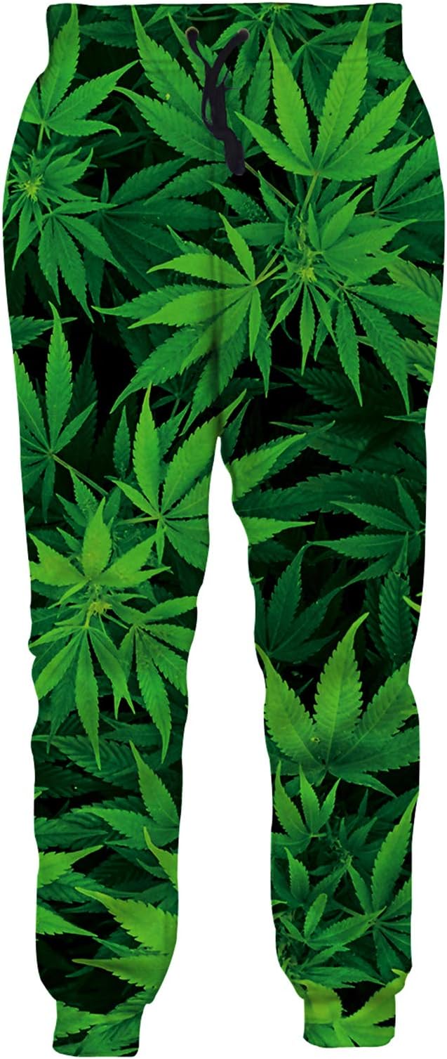 GoodstoworldMens Cool Joggers Pants 3D Novelty Casual Sweatpants with Drawstring