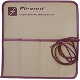 Flexcut Wood Carving Tools Knife Roll | Four Pockets for Flexcut Carving Knives and Tools | 3.4oz | KN00 | Made in the U.S.A.