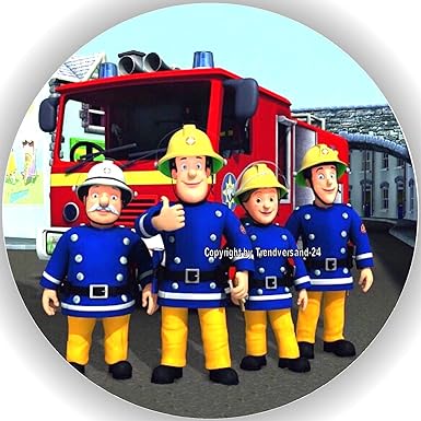Premium Esspapier Tortenaufleger Feuerwehrmann Sam T2