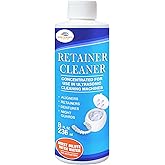 NORTHWEST ENTERPRISES Ultrasonic Retainer Cleaner Solution Concentrate for Ultrasonic Machines - Cleans Mouthguards, Invisalign & Nightguards - Odor, Stain & Discoloration Remover (8 oz)