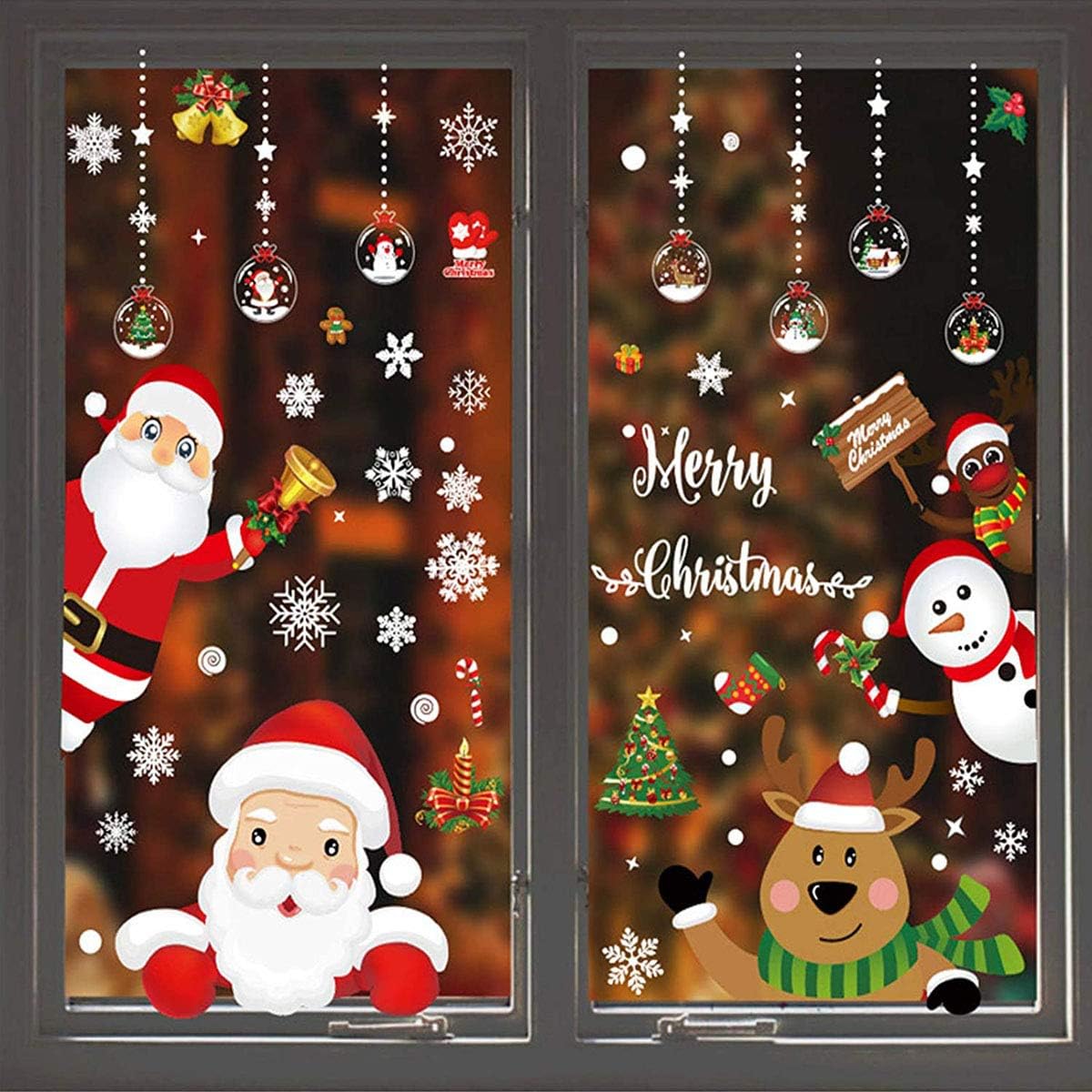 Noël Stickers Noël Autocollants Stickers DIY Mignonne Renne