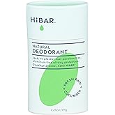HiBAR - Fresh Rain & Cucumber Plastic Free Deodorant - Natural Deodorant - All-Day Protection - With Sunflower Seed Wax, Rice Bran & Shea Butter - Plastic, Paraben & Aluminum-Free - Vegan