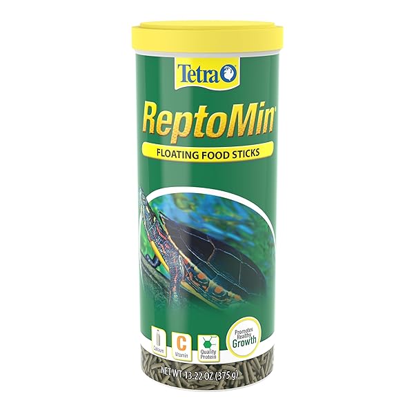 TETRA REPTOMIN FLOATING FOOD STICKS, FOOD FOR AQUATIC TURTLES, NEWTS AND FROGS, 13.22 OZ