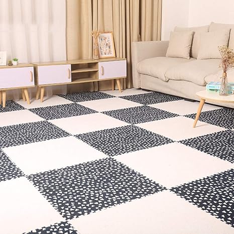 Amazon Co Jp おしゃれ 30 30 1 24 ジョイントマット ラグ マット タイルカーペット パズルマット 3畳 6畳 4 5畳 カラー 洗える キッズ 赤ちゃん 子供 子供部屋 ベビー ラグ クッションマット転倒防止 プレイマット 防音 抗菌 組み合わせマット ホーム キッチン