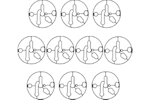 YINETTECH 10pcs Carburetor Float Bowl Gaskets 695426 697978 Compatible with Briggs & Stratton