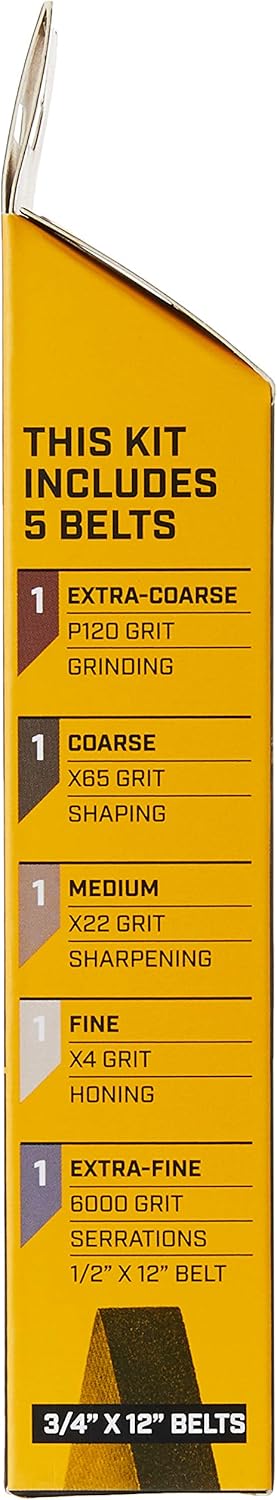 Official Replacement Belt Kit for the Work Sharp Knife and Tool Sharpener Ken Onion Edition - Work Sharp Tool Sharpener - 