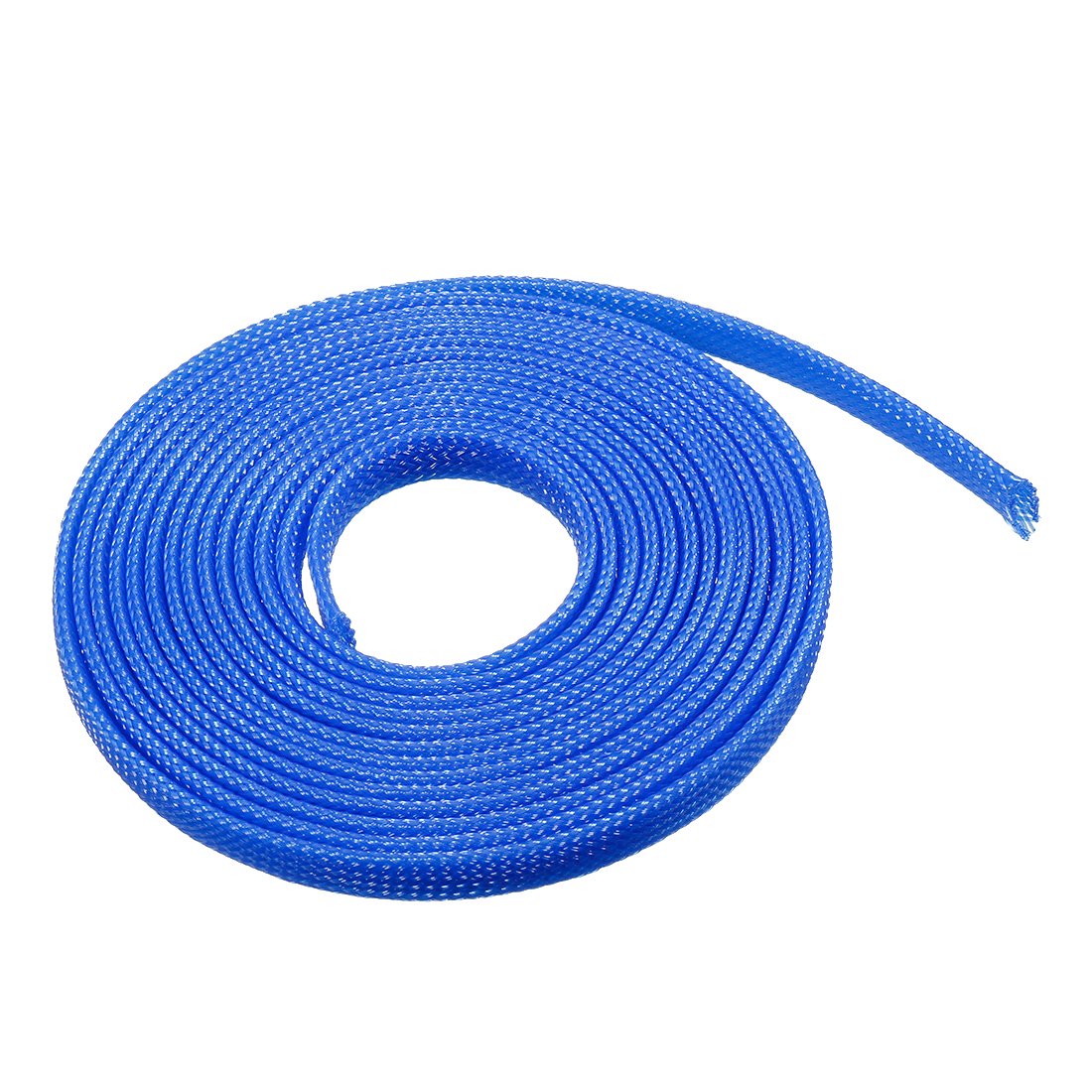 sourcing map Expandable Sleeving, 5/16-inch 10ft Cable Sleeve, Blue