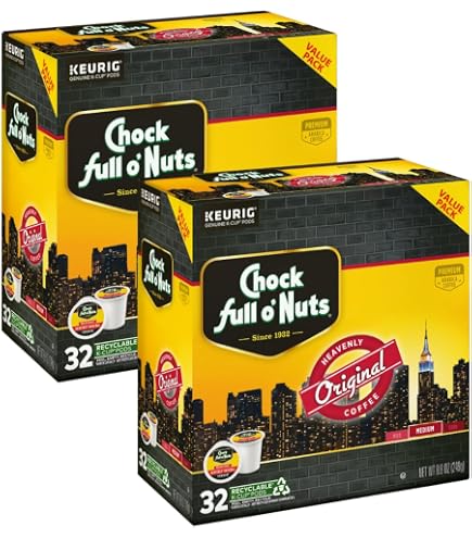 Amazon.com: Chock Full o'Nuts Original Coffee, Compatible with