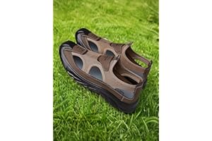 Men's Breathable Mesh Sandals Non-Slip Outdoor Beach & Hiking Shoes