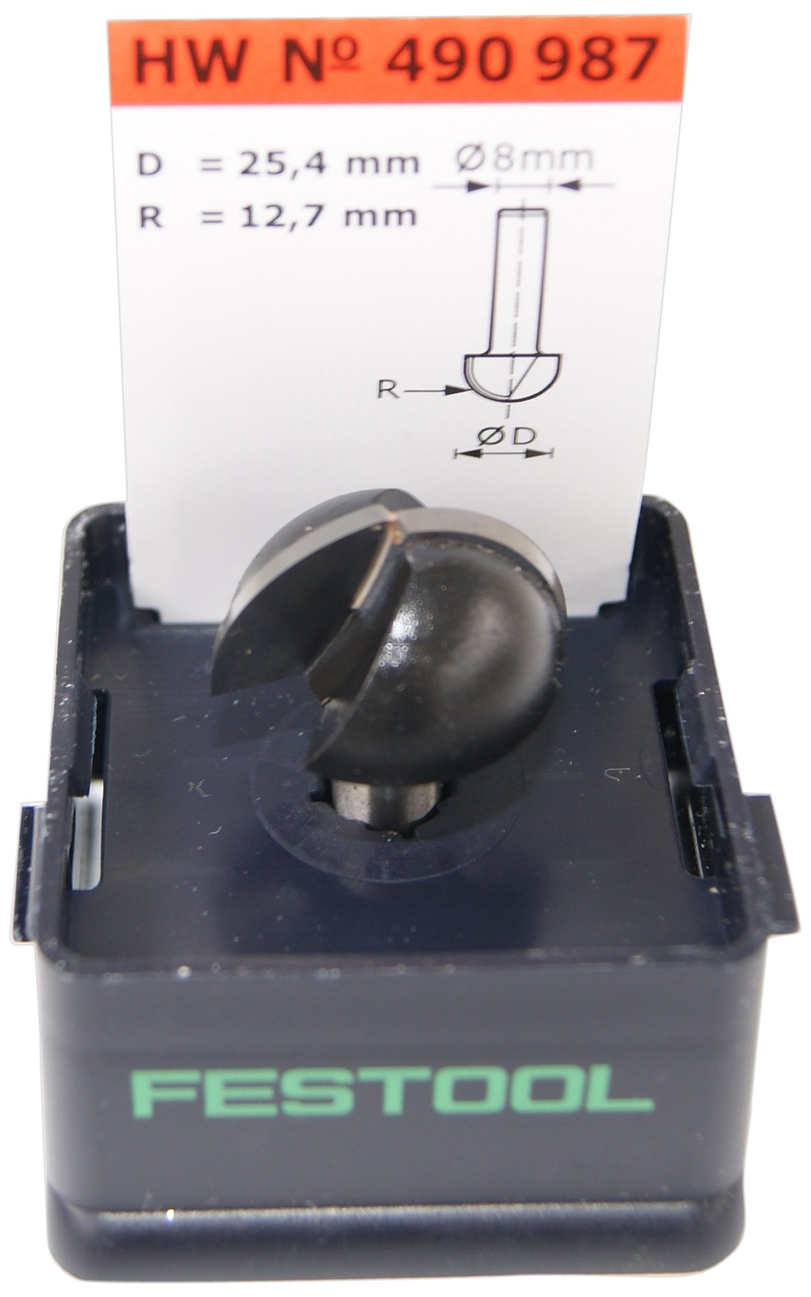 Festool Fresa de Media caña HW S8 R12,7 — image 1