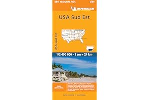Southeastern USA 584 - Carte régionale N.E.