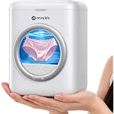 mini life Underwear Portable Mini Washing Machine for Women's 2L | Small Washing Machine,No Installation Required,Portable, Cordless Rechargeable, 3 Wash Modes, USB-C Charging, 4000mAh Battery