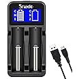 Intelligent Charger, Snado LCD Display Universal Smart Charger for Rechargeable Batteries Li-ion Batteries 18650 18490 18350 