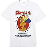 Garfield Aries Zodiac Sign Horoscope Humour Comfort Colors Adult Heavyweight T-Shirt