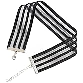 Gtziqa Choker Necklace for Women Vintage Hollow Black Lace Retro 90s Choker Necklace Black Tulle Gothic Thin Wide Short Tattoo Chokers Necklaces Chain Jewelry for Women