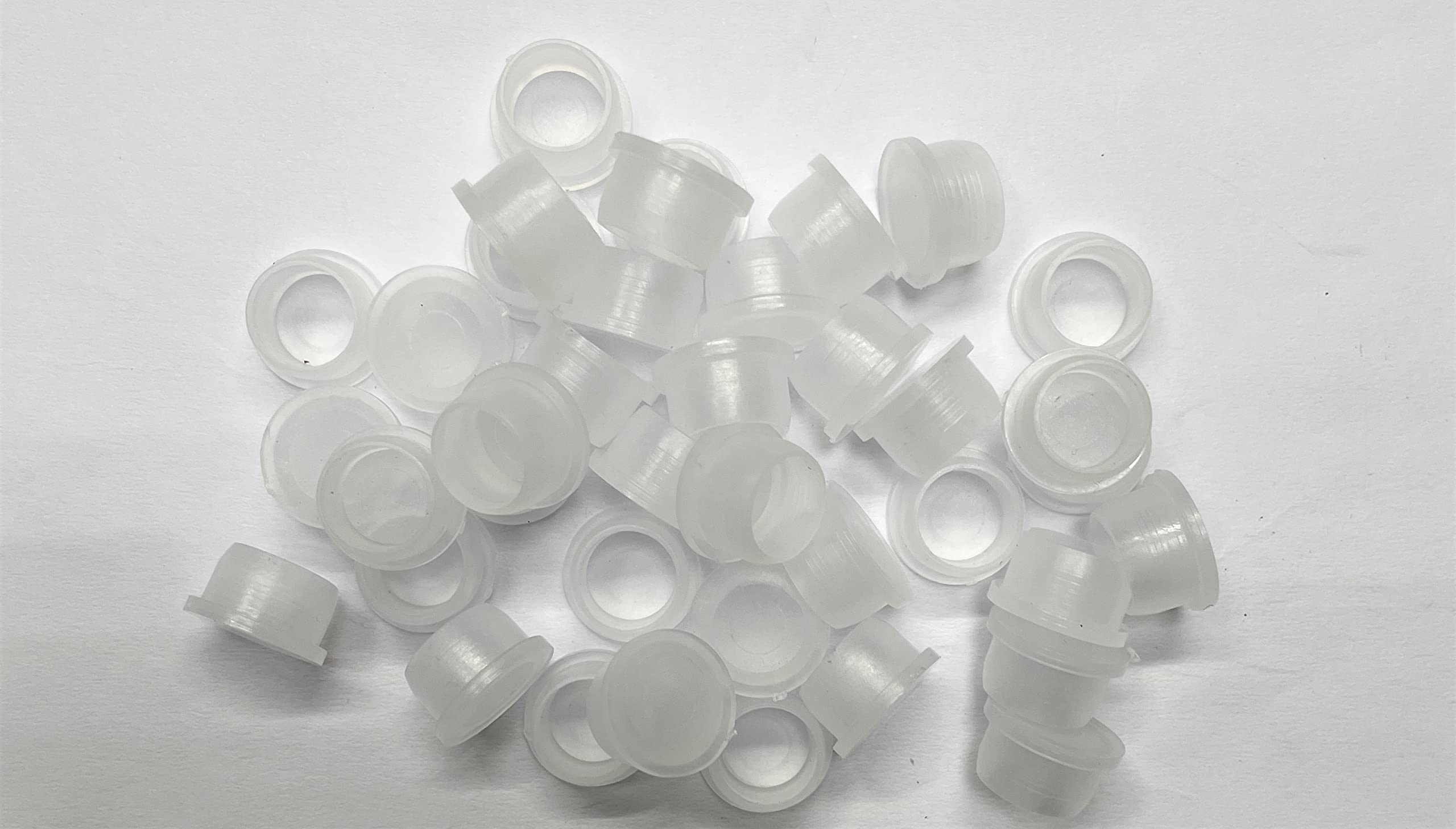 dexierp Protection Force Plug For 3/8" 10mm Hole (Pack of 100) 7/16-14 UNC 7/16-20 UNF M12 Thread Nut Cover Seal LDPE Plastic Mount โ image 1